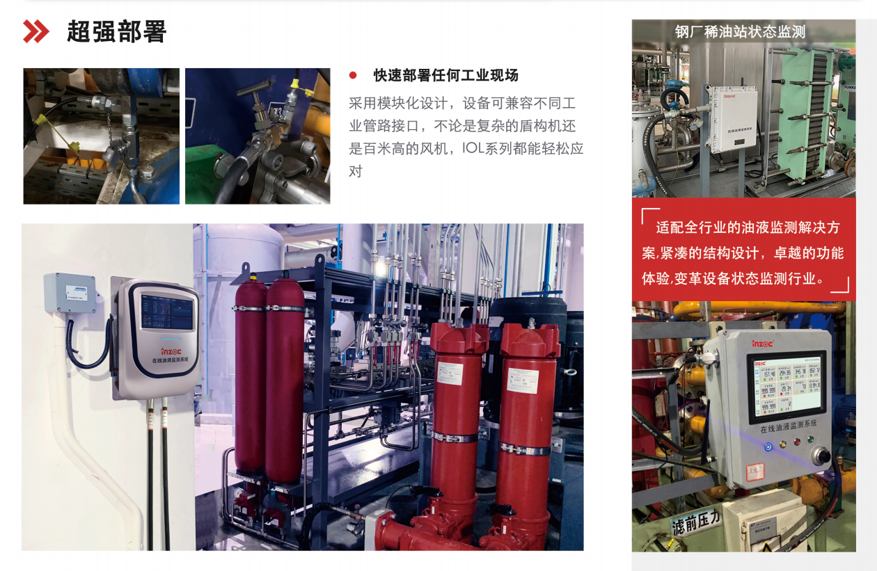 IOL-CG系列在線油液監(jiān)測(cè)系統(tǒng) 應(yīng)用部署